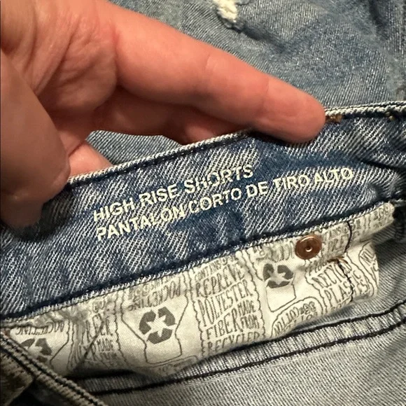 Wild Fable Light Blue Denim Shorts Size 10 - Picture 4 of 8